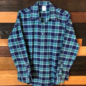 Brooks brothers plaid shirt